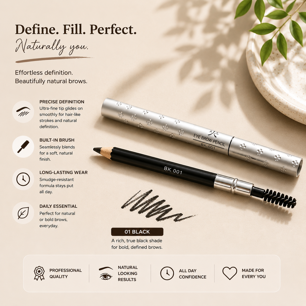 Black Eyebrow Pencil