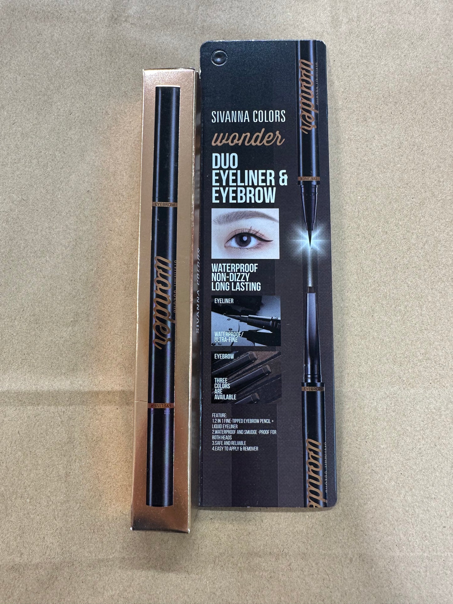 Duo Eyeliner & Eyebrow (waterproof)