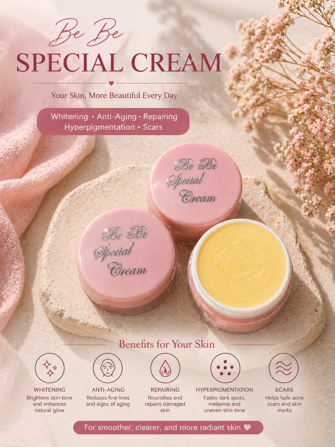 Be Be Special Cream (3 Piece)