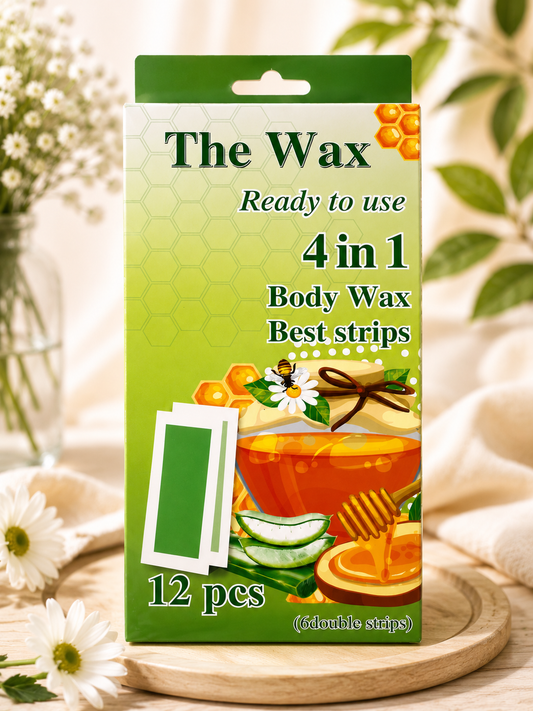 Wax Strips: Ready to Use Body Wax Strips (12pcs)