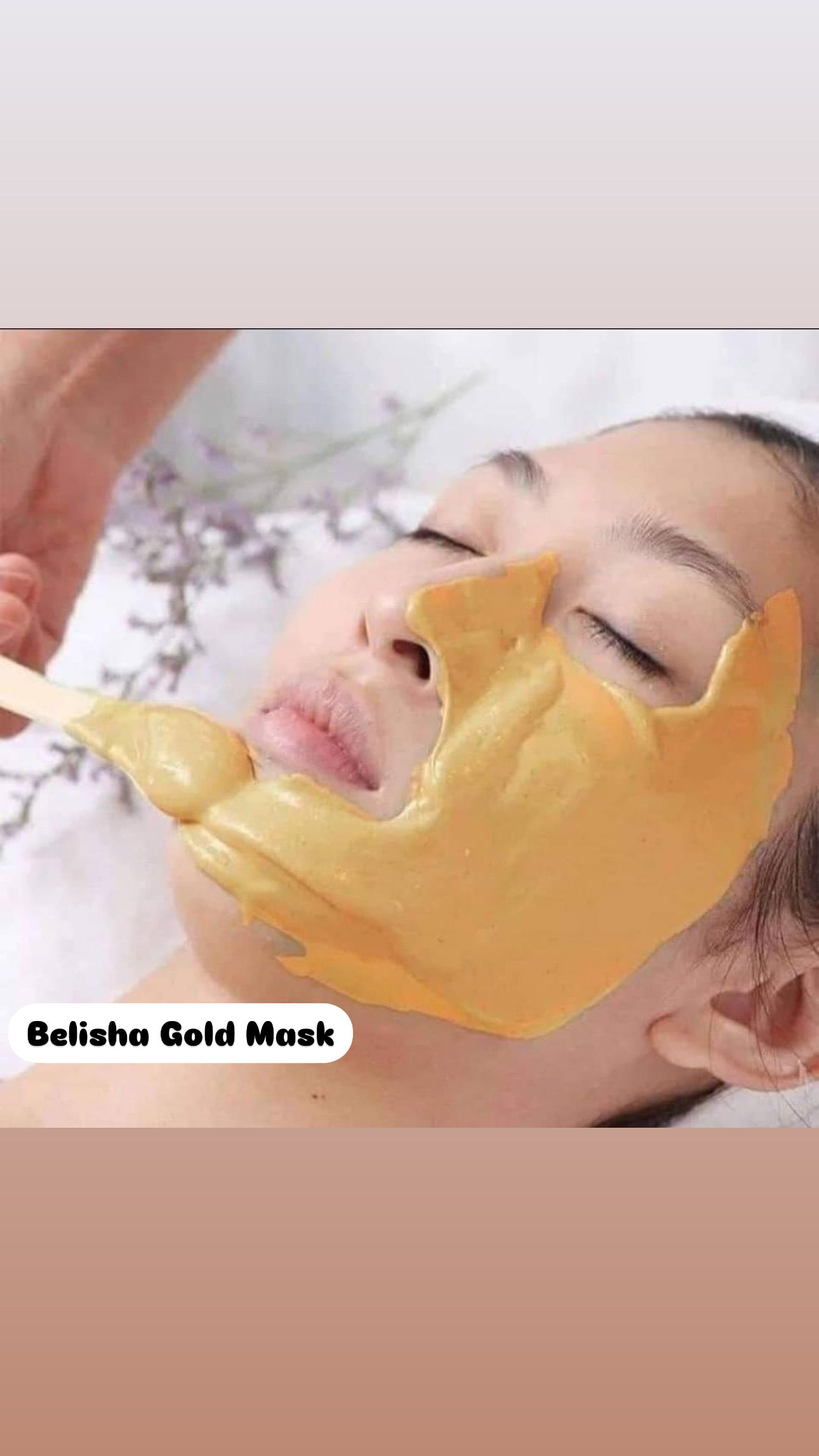 Belisha Gold Modeling Mask (500g)