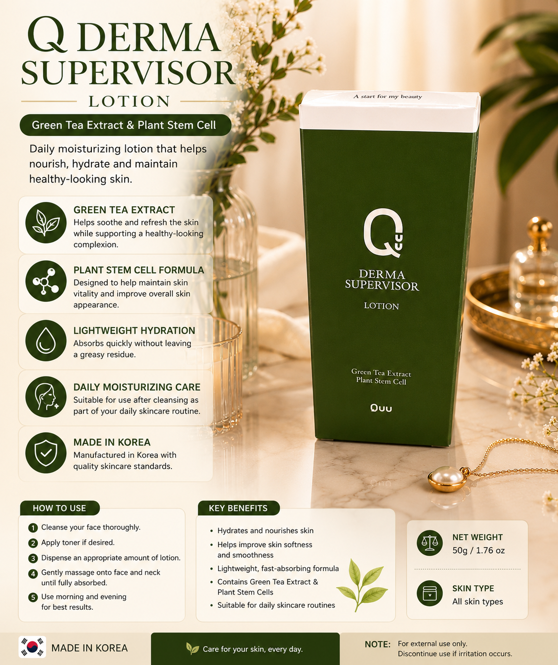 Quu Derma Plant Stem Cell