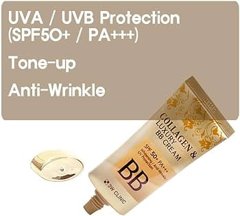 3W CLINIC Collagen & Luxury BB Cream SPF50+/PA+++ Wrinkle Care