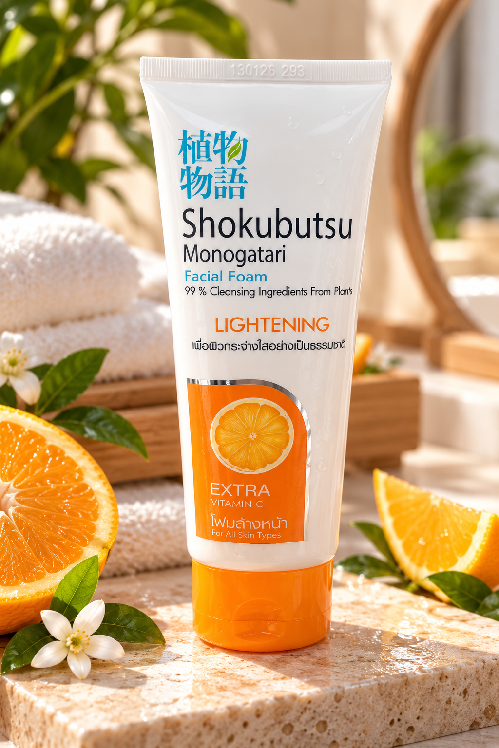 Shokubutsu Vitamin C Facial Foam