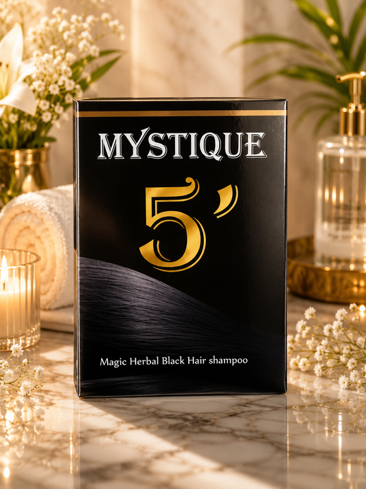 Mystique 5’ Magic Herbal Black Hair Shampoo