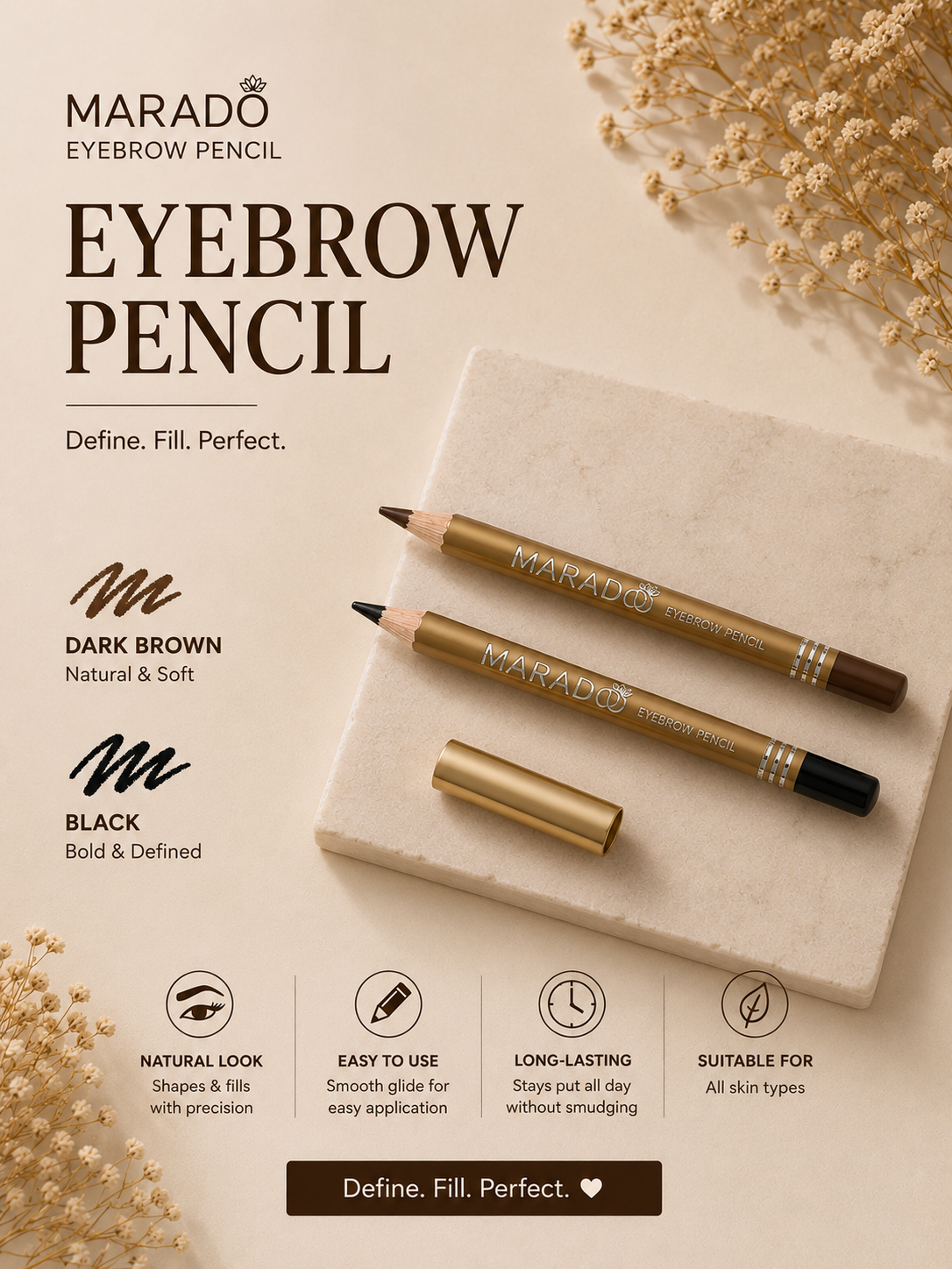 Marado Eyebrow Pencil (Product of Korea)
