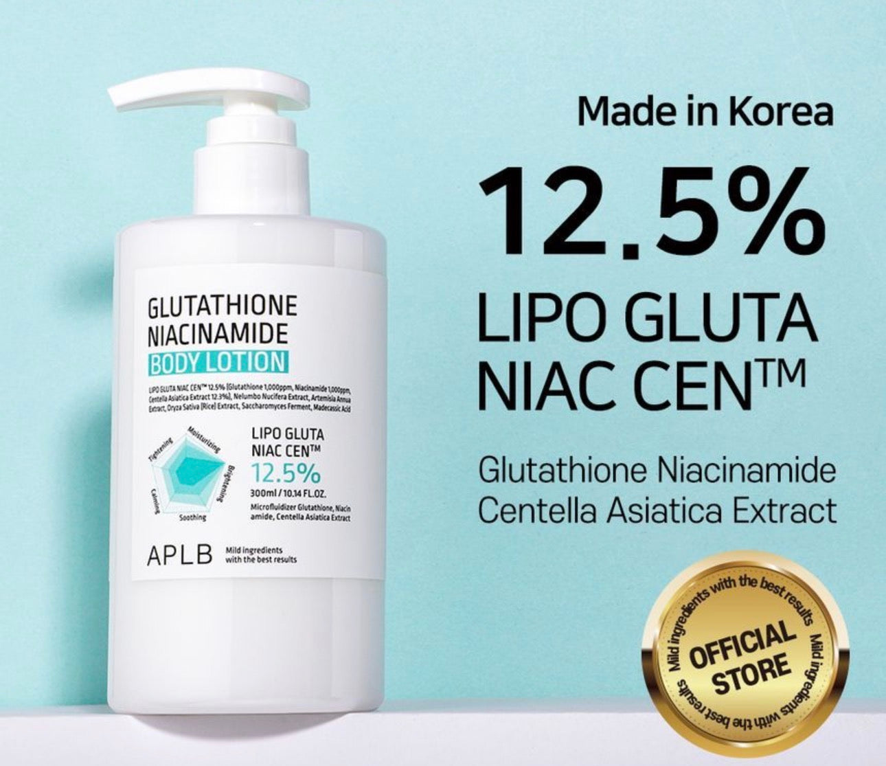 APLB Glutathione Niacinamide Body Lotion