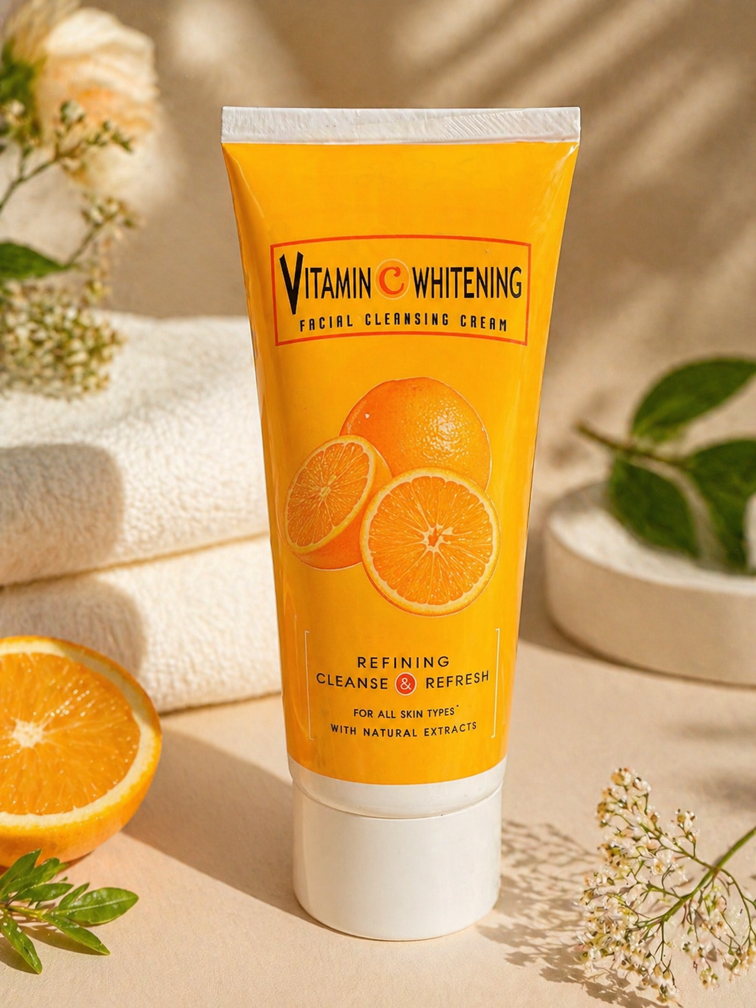 Vitamin C Whitening Facial Cleansing Cream